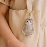 Pet Hair Keepsake Capsule Keychain for Cat & Dog Lovers -5Pcs