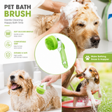 2-in-1 Pet Bath Brush & Shampoo Dispenser-2 PCS