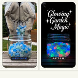 🌈 Colorful Glow in the Dark Garden Stones