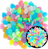 🌈 Colorful Glow in the Dark Garden Stones