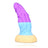 Colorful Mixed Color Alien Dildo - Thick Rainbow Dildo