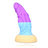 Colorful Mixed Color Alien Dildo - Thick Rainbow Dildo