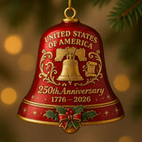 U.S. 250th Anniversary Bell Ornament