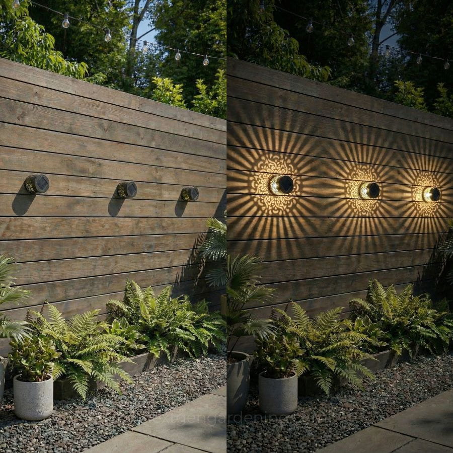 Decorative Solar Mandala Lights 2 Pcs