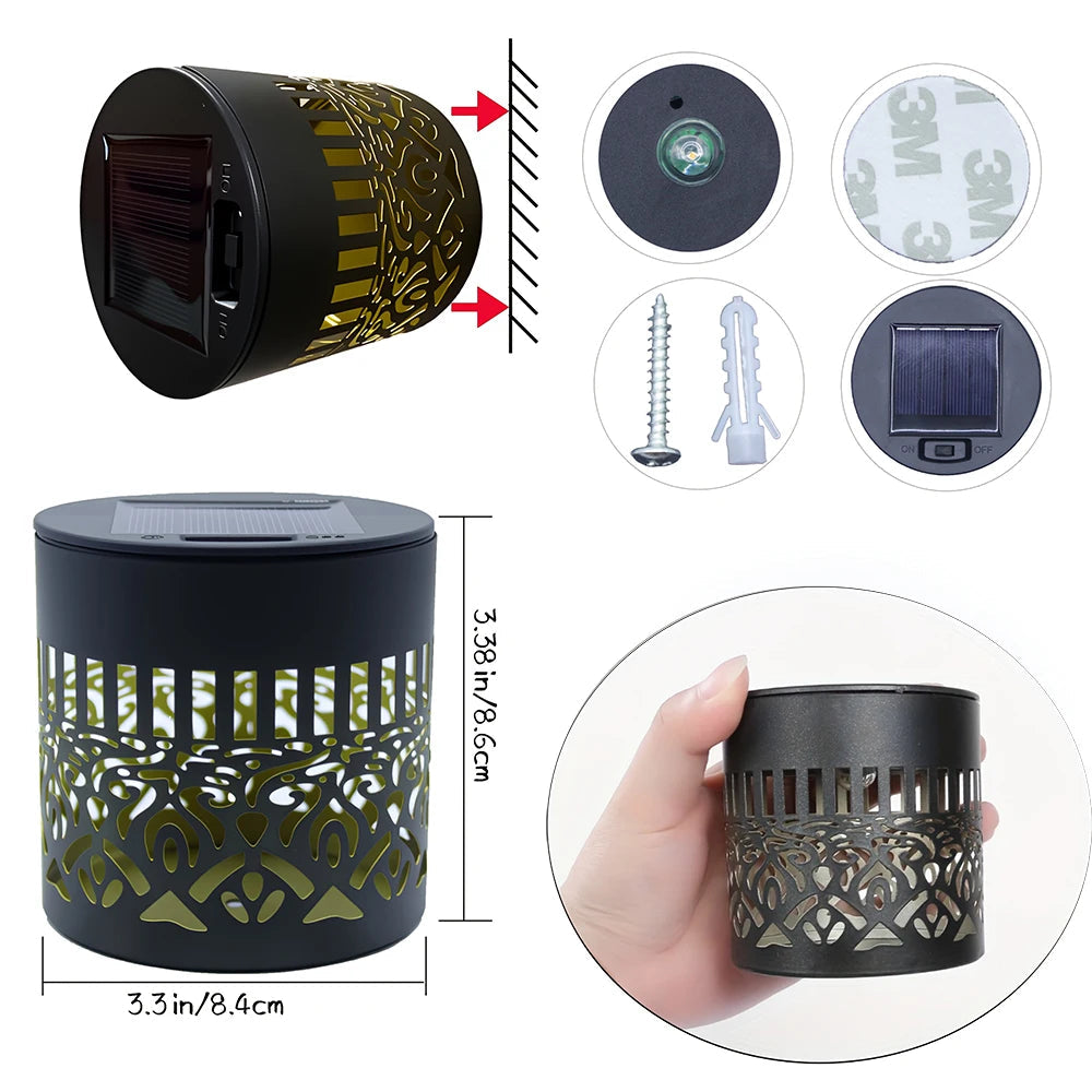 Decorative Solar Mandala Lights 2 Pcs