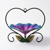 Heart-Shaped Flower Bird Feeder