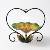 Heart-Shaped Flower Bird Feeder
