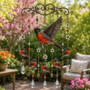 🐦🎐Anmutiges Kolibri-Windspiel