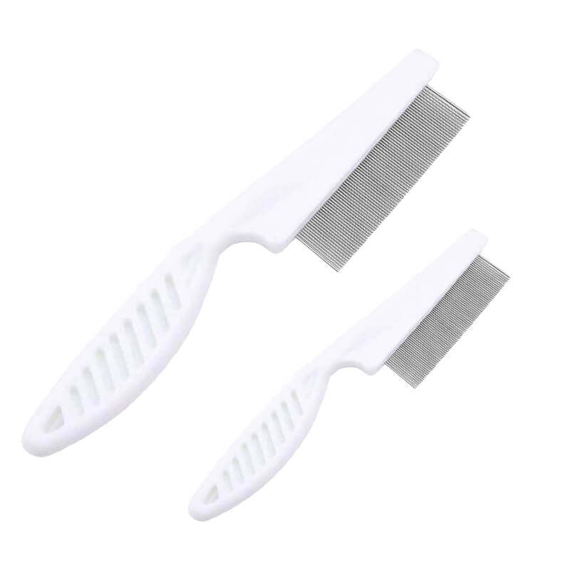 Multifunctional Pet Hair Comb Flea and Tear Stain Removal 2 Pcs