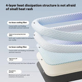 3D Cooling Bean Mat for Dogs & Cats Summer Breathable Pet Cool Bed