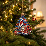 USA 250th Anniversary Christmas Ornament