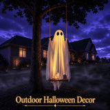 LED Swinging Ghost Halloween Decoration
