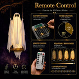 LED Swinging Ghost Halloween Decoration