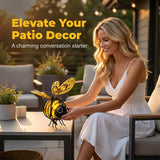 Solar Hanging Bee Garden Lights – 2 Pack