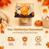 Ghost Campfire Halloween Plug-In Night Light