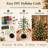 DIY Beaded Holiday Tree Craft Kit