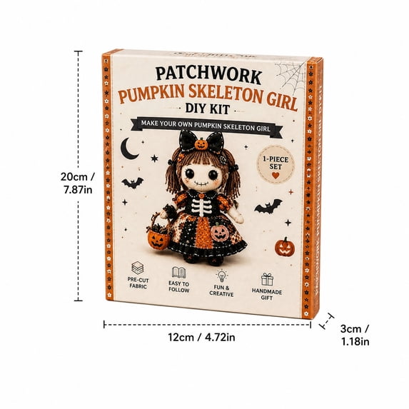 DIY Halloween Skeleton Doll Kit