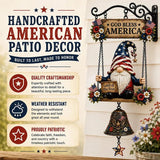 Hand-Painted Gnome Welcome Garden Bell