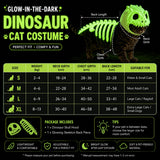 Glow Dinosaur Skeleton Pet Costume