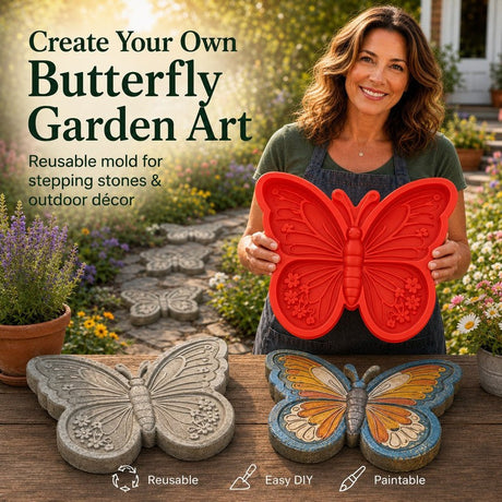 Sunflower Garden Stepping Stone Silicone Mold