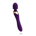 Double Head Magic Wand Rechargeable With Vibrating Dildos
