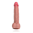 Double Thickened Allovers Thrusting Dildo Foreskin 9 Inch Dildo