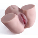 Dunkelbrauner, lebensgroßer, realistischer Po mit 3D-realistischer Textur, männlicher Masturbator