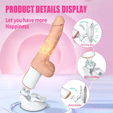 Fully Automatic Intelligent Heated 360-Degree Swinging Telescopic Dildo