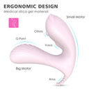Vibrador G-Spot de clítoris, portátil de silicona, con control remoto inalámbrico