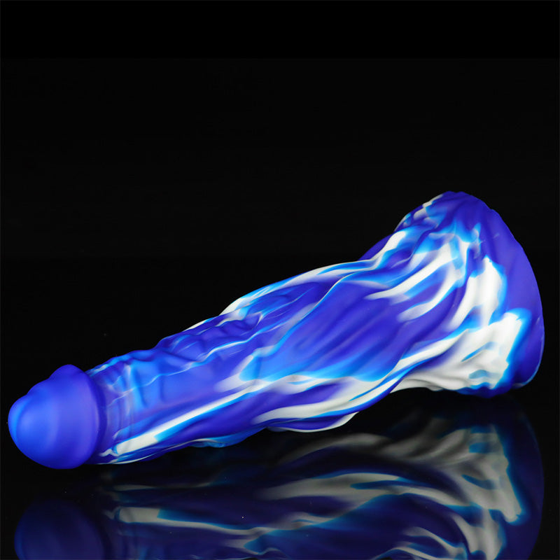 Giant Pagoda Mixed Color Soft Artificial Dildo