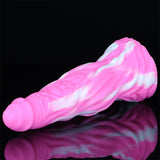 Giant Pagoda Mixed Color Soft Artificial Dildo