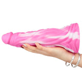 Giant Pagoda Mixed Color Soft Artificial Dildo