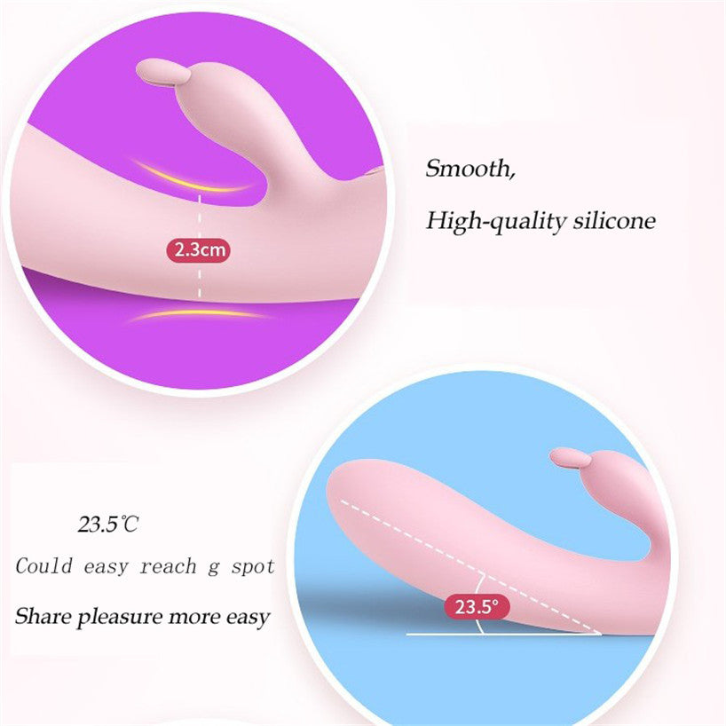 High Speed Vibrating Intelligent Heating Rabbit Female Vibrator