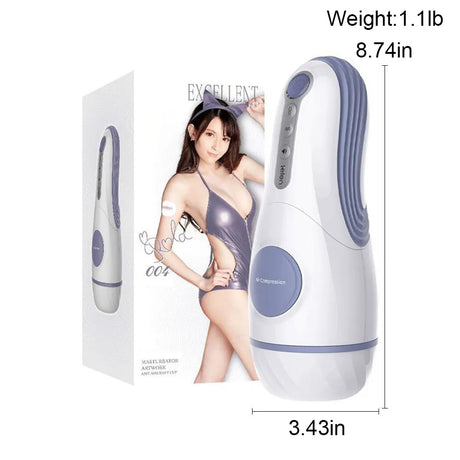 Leten Sm360 3 Thriller Vibration Suction Male Masturbator with Pronunciation Moan Function