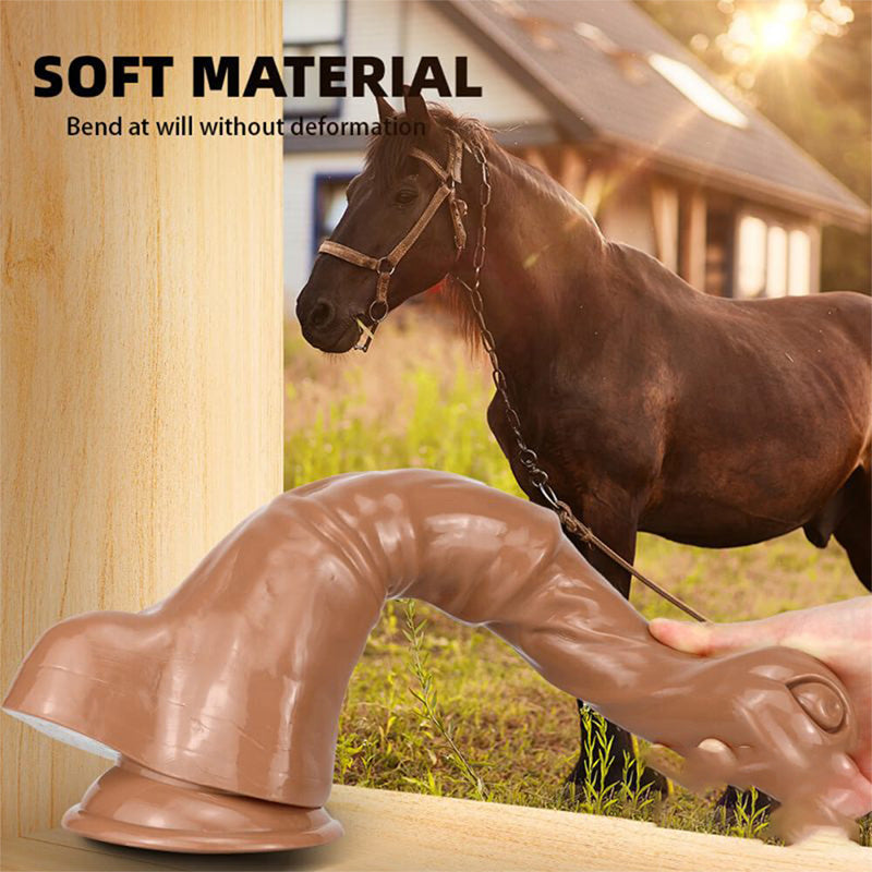 Huge Simulated Horse Suction Cup Dildo