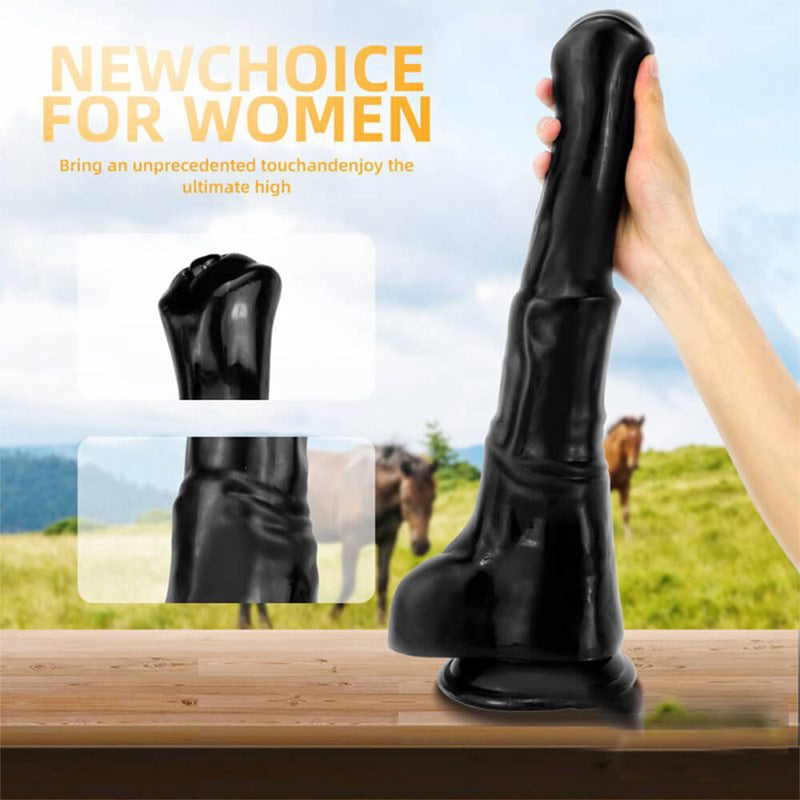 Huge Simulated Horse Suction Cup Dildo