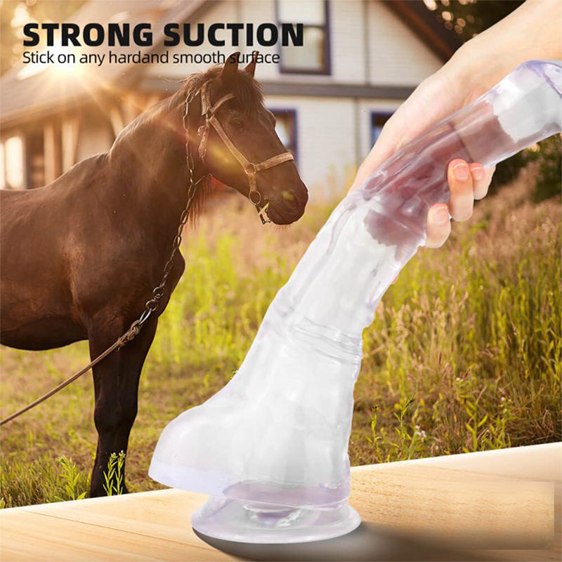 Huge Simulated Horse Suction Cup Dildo