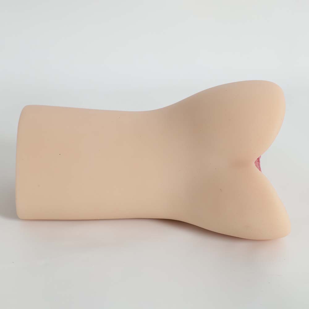 Dual Channel Pocket Pussy Real Texture Male Masturbator Toy