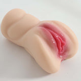 Men's Handheld Pocket Silicone Realistic Textured Pussy