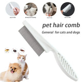 Multifunctional Pet Hair Comb Flea and Tear Stain Removal 2 Pcs
