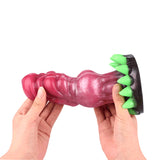 Luminous Base Shaped Silicone Fantasy Dildo