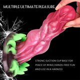 Luminous Base Shaped Silicone Fantasy Dildo