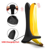 Male Semen Locking Ring Anal Plug Vibrator