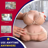 Mature Woman Half Body Silicone Realistic Doll Ass Vagina Buttocks