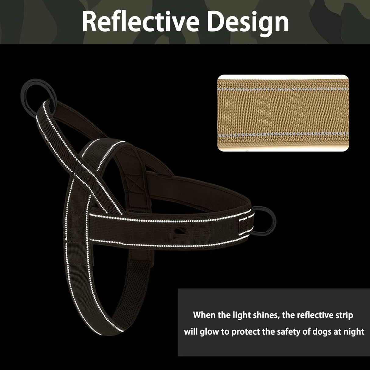 Chest Harness & Leash Set for Large Dogs