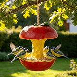 2-Fork Metal Hummingbird and Fruit Bird Feeder