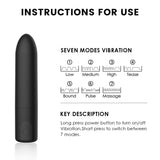 Female Masturbator Rechargeable Bullet Mini Vibrator