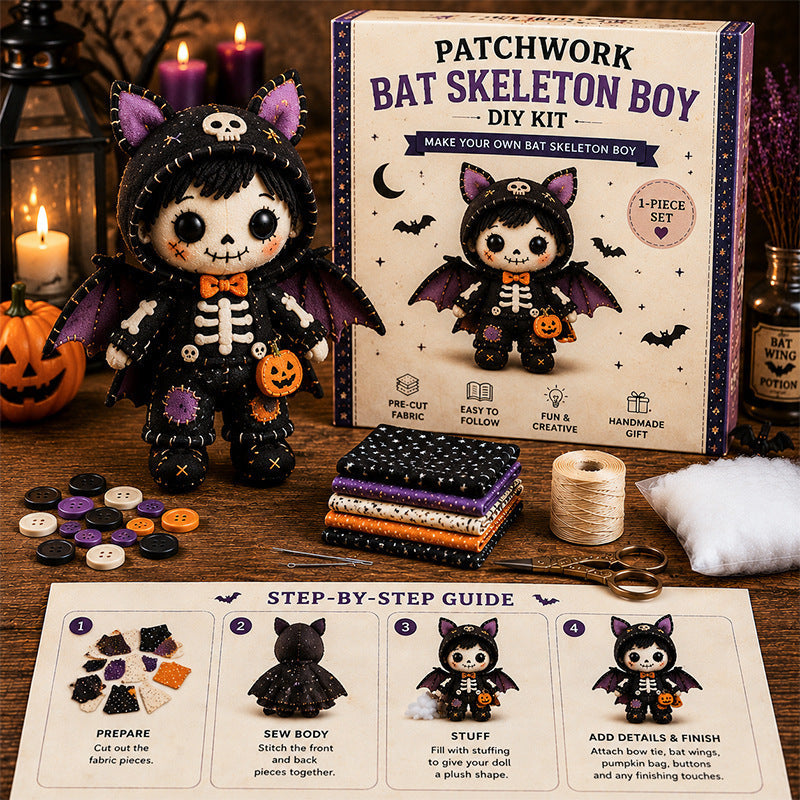 DIY Halloween Skeleton Doll Kit