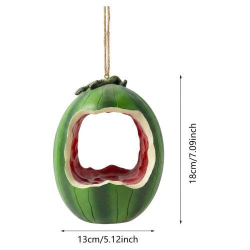 2-Fork Metal Hummingbird and Fruit Bird Feeder