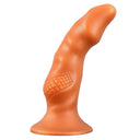 Dildo de silicona de 8.1 pulgadas con ventosa y diseño de celosía